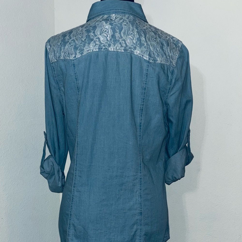 American Rag Denim Shirt - Picture 3 of 5